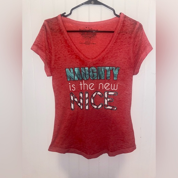 ALL ACCESS Tops - naughty is the new nice shirt